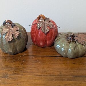 Ceramic Pottery Decorative Pumpkins